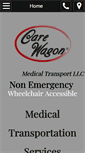 Mobile Screenshot of carewagonmedicaltransport.com